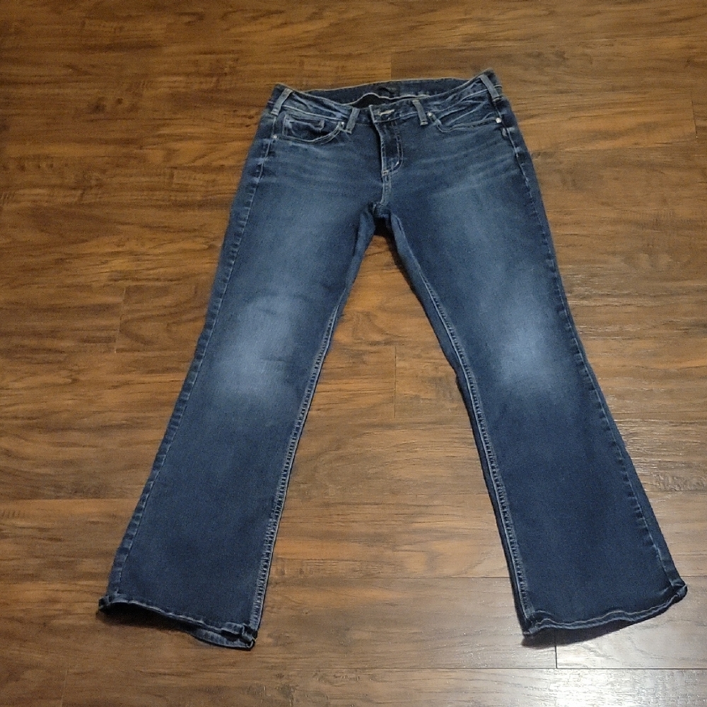 Silver Jeans Dark Blue Flare Women's Jeans
